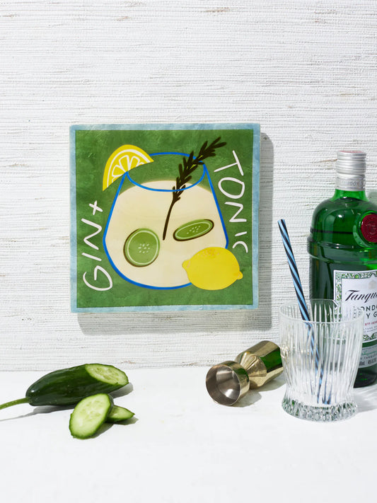 Happy Hour Tile | Gin