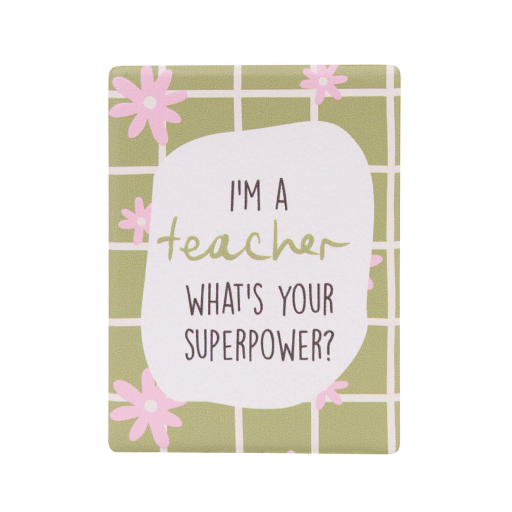 Teacher Ceramic Magnet