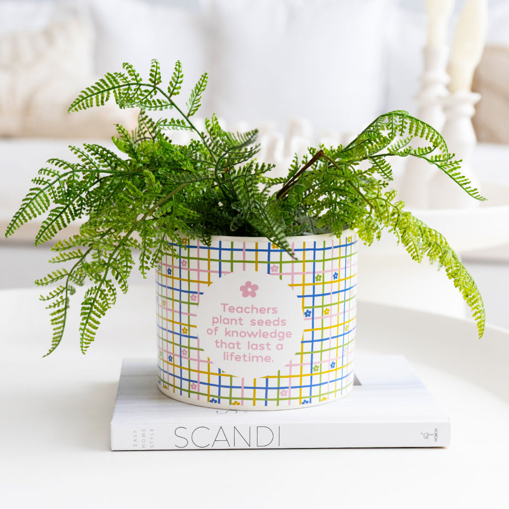 Teacher Ceramic Planter