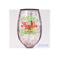 Teacher Glitter Wine Glass | Grapes