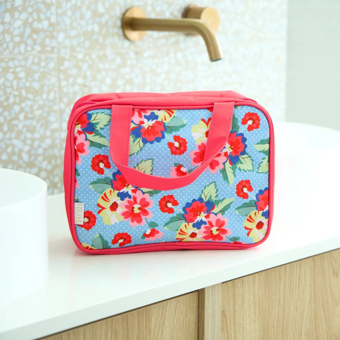Floral Toiletry Bag