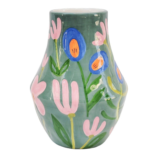 Naive Floral Vase | Sage