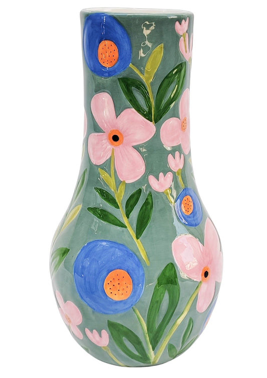 Naive Floral Vase | Sage