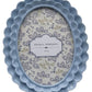 Lotti Petal Oval Picture Frame | Blue