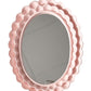 Lotti Petal Oval Mirror | Pink