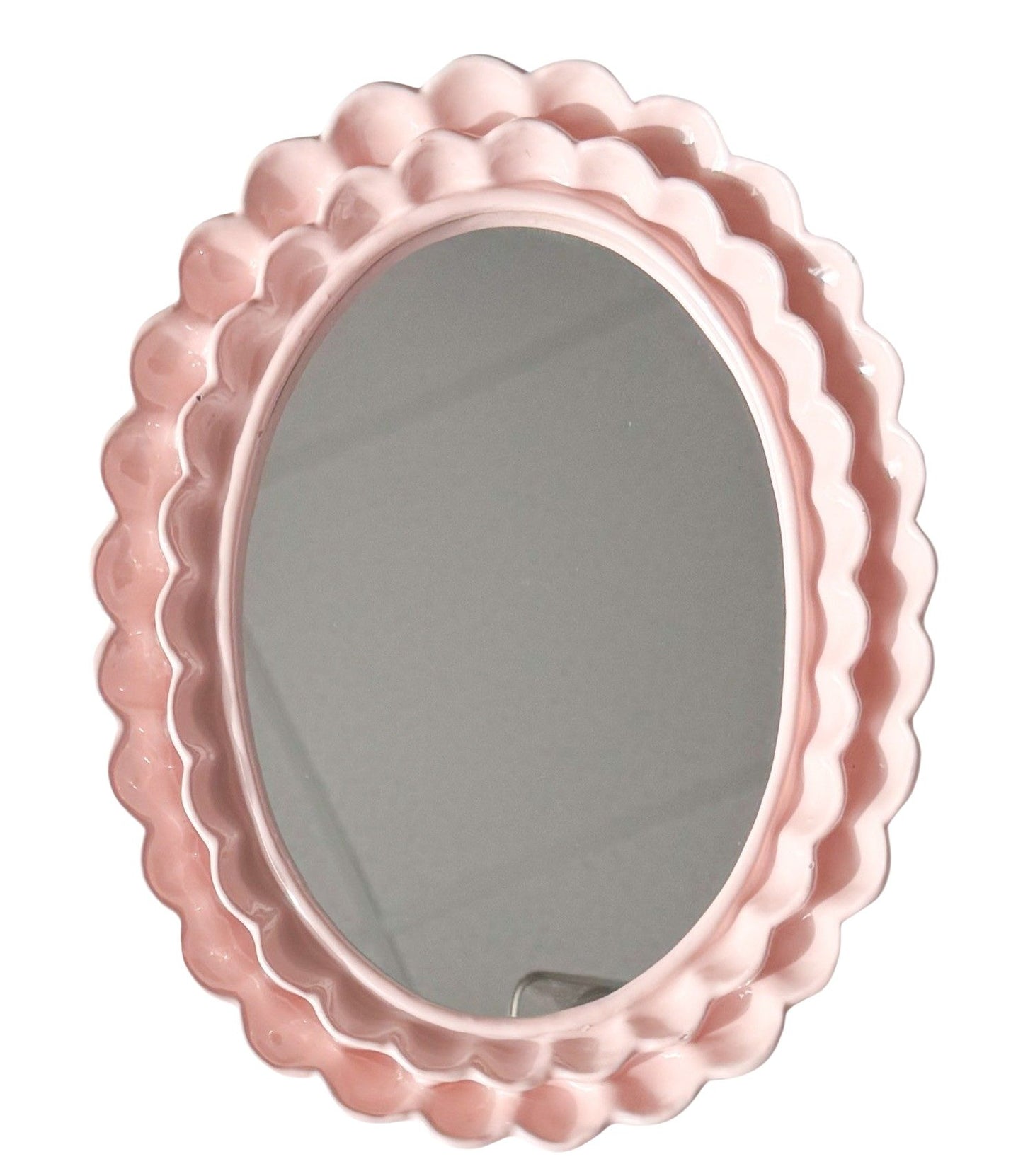 Lotti Petal Oval Mirror | Pink