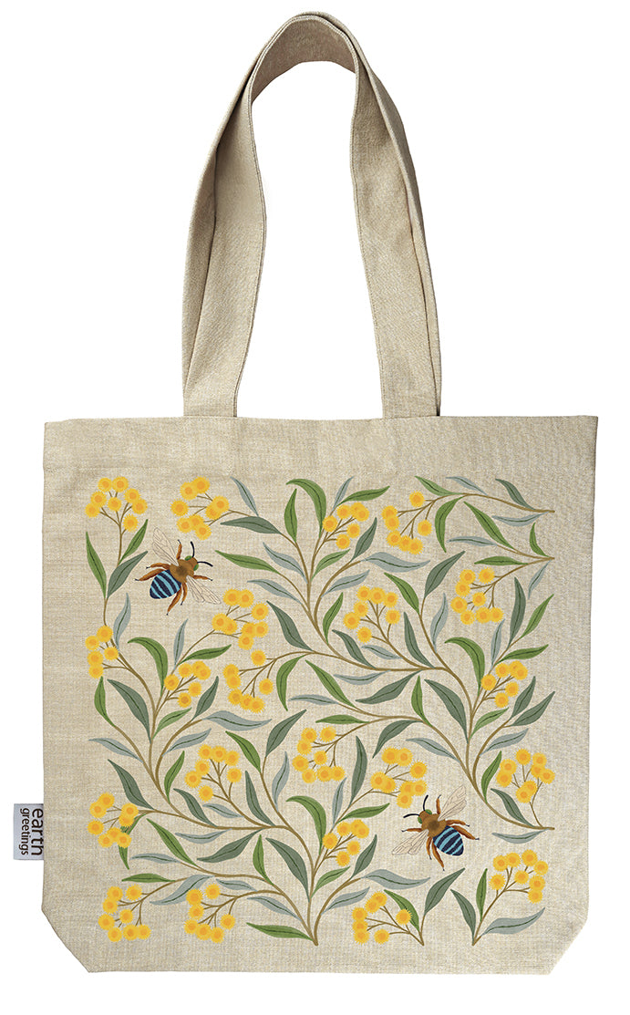 Tote Bag With Pockets | Wattle & Bee