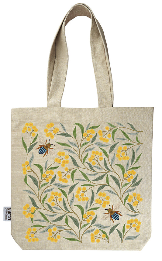 Tote Bag With Pockets | Wattle & Bee