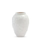 Lillie Embossed Vase | White