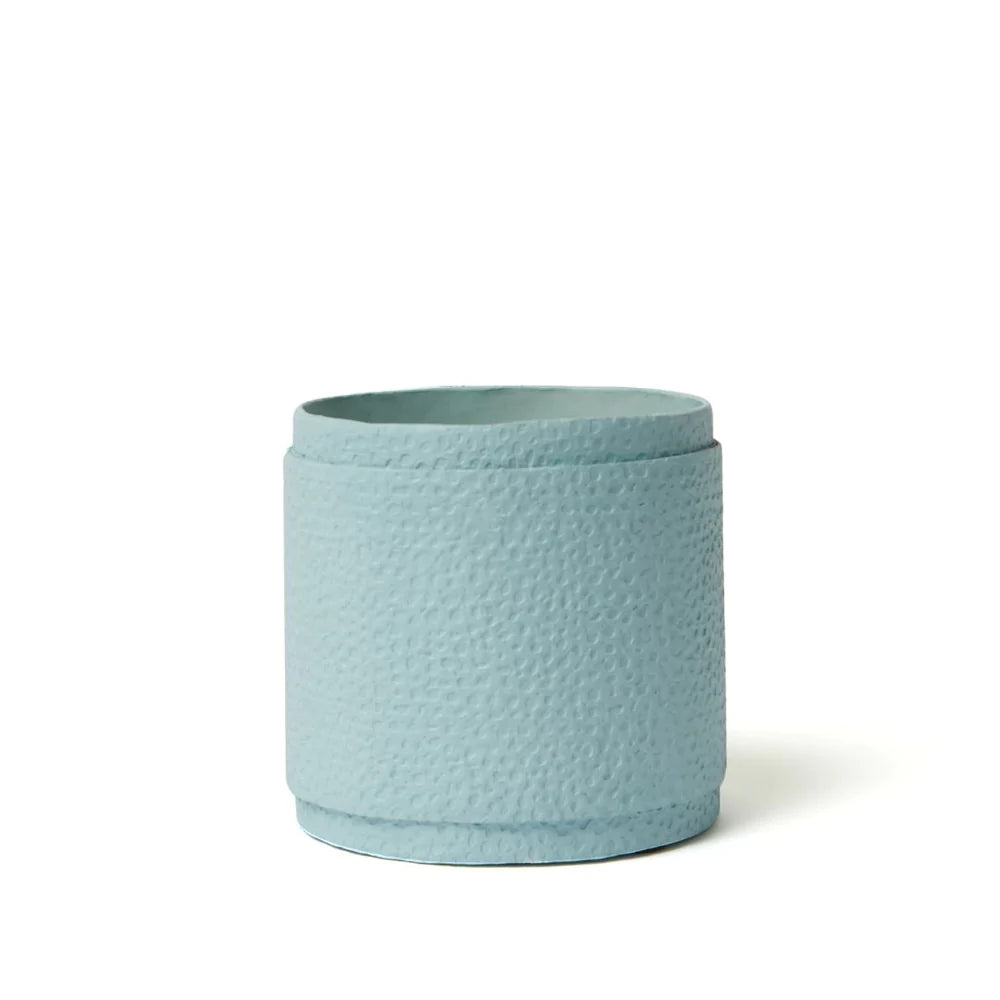 Cylinder Design Pot | Reef Almond Blue