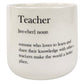 Teacher Planter | White