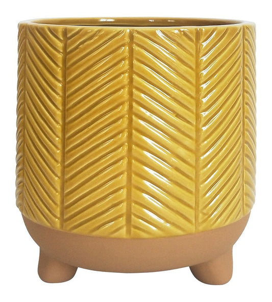 Zari Planter | Mustard